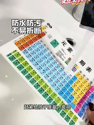 开学上 #初三 要提前准备的学具,#物理化学 公式卡,将课本上零散公式整理在起,方便孩子查看和背诵 #元素周期表