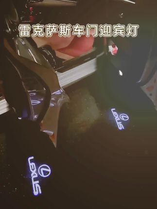 适用雷克萨斯迎宾灯ES200/RX300/ES300h/LS/NX改装饰IS车门氛围灯