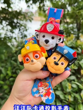 儿童礼物赛罗投影儿童手表卡通设计发光电子冰雪幼儿3-6男女孩