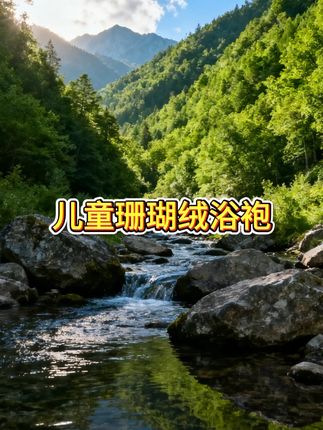 既是浴袍还是家居服,吸水性好不掉毛,孩子特别喜欢!#浴巾 #儿童浴袍 #浴袍