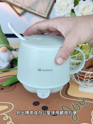 !牛奶我一直都喜欢喝热乎乎的,这款温奶杯操作方便,还能烧水炖煮,关键还挺好看的#热奶杯 #早餐杯 #早餐 #小家电 #磨客热奶杯