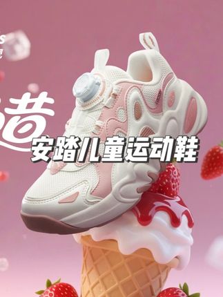 【奶昔】安踏儿童流光风休闲运动鞋软底软面透气跑鞋轻便防滑减震 #安踏儿童休闲运动鞋 #安踏儿童运动鞋 #安踏儿童运动鞋子 #安踏儿童运动鞋犟弹科技 #安踏运动鞋儿童
