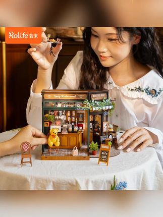 #郝劭文 木质小屋单款合集送礼袋拼装礼物氛围感手工diy小屋#拼装小屋 #拼装玩具 #小屋拼装 #木质小屋