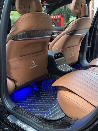24-25款奔驰E级防踢垫!e300l/E260L专用后排座椅防踢垫全包围设计,防踩脏~#E级全包围防踢垫 #2425款 #防踩脏 #后排保护 #内饰改装