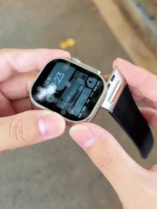 高颜值运动硅胶表带,外观硬核帅气,适合爱运动健身的果粉 #applewatch表带 #iwatch表带 #iwatch表带推荐 #硅胶表带 #智能穿戴