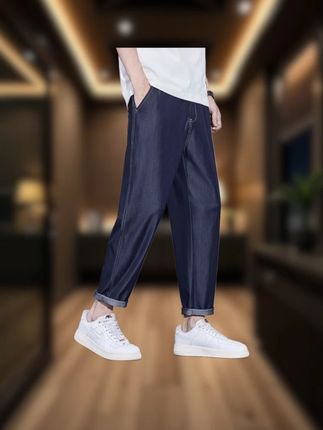 冰丝凉感锥形九分牛仔裤 #九分裤 #冰丝 #牛仔裤 #凉感 #裤子