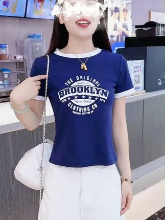 一件百搭显瘦还便宜的短袖,不挑身材不挑年龄,版型显瘦 #夏季新款 #短袖t恤 #遮肉显瘦 #面料柔软舒适 #每日穿搭