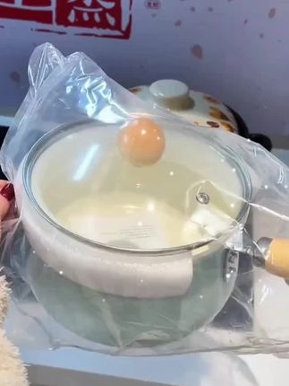 秋波蓝辅食锅,通用炉灶不粘小汤锅,煮粉煮面超实用! #煮面螺蛳粉 #通用炉灶锅 #不粘锅小奶锅 #不粘锅 #煮螺蛳粉锅