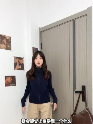 2025新款秋冬开衫毛衣女拉链外套半高领修身显瘦短款长袖针织上衣#ootd穿搭 #显瘦遮肉 #小个子女生 #通勤搭配 #显瘦