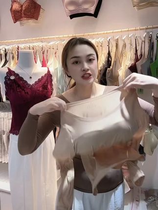 玻尿酸美肤衣套装,免文胸高弹锁温超保暖! #玻尿酸美肤衣 #高弹蓄热套装 #高弹锁温套装 #山茶花打底衣 #山茶花上衣