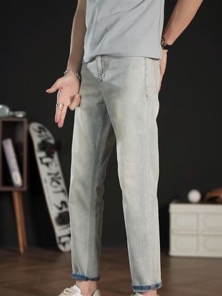 这款牛仔裤面料柔软舒适 不挑身材不挑年龄! #OOTD#牛仔裤#男生穿搭#早秋穿搭#百搭神裤