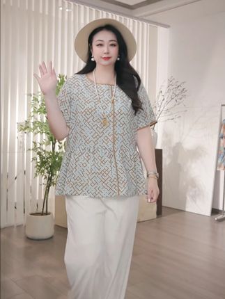 #120斤到220斤的大码女装 #实体大码女装 #大码女装搭配