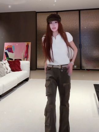 超多口袋【腿长作弊裤】 新品多口袋复古工装显瘦百搭休闲裤#多口袋工装裤 #复古穿搭 #显瘦穿搭 #高级感穿搭 #ootd穿搭