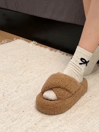 居家防滑软底外穿毛毛拖矮子乐#拖鞋 #居家拖鞋 #毛拖鞋