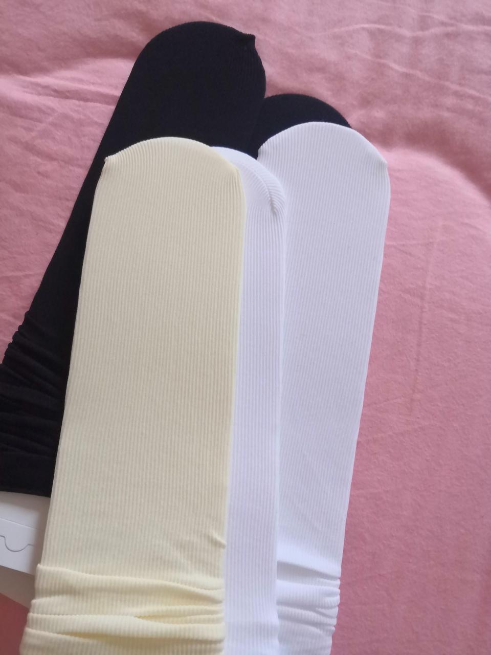 夏季纯色透气冰冰袜。