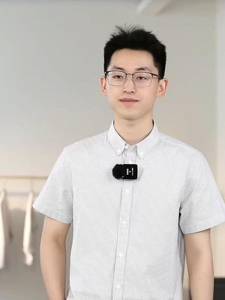 夏牛津纺灰色竖条纹衬衫男短袖衬衣男商务免烫休闲青年#夏季薄款 #夏季穿搭 #潮流穿搭 #衬衫穿搭 #上衣穿搭