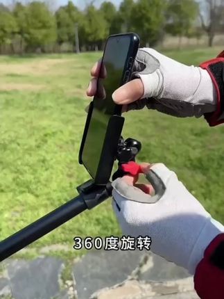 #好物分享 自行车手机支架骑行自拍杆山地公路车破风扁把一体把伸缩稳定云台 #自行车手机支架 #骑行自拍杆