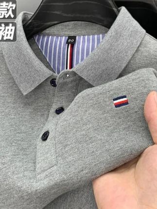 这款长袖POLO衫,老公穿了一周都不舍得换,真是太帅了!