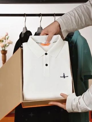 【凉感抗菌冰氧吧】比音勒芬2025夏季柔软休闲多色凉感短袖POLO衫男#休闲穿搭 #短袖polo衫 #夏季穿搭