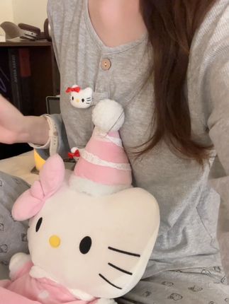 立体kitty成精啦|这套睡衣会偷走少女心! #ootd穿搭 #可爱到爆炸💥 #甜妹 #甜妹统治世界🎀 #睡衣