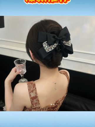 MINGFANXI/名梵希高级感蝴蝶结鲨鱼夹抓夹时尚气质后脑勺夹子发饰#MINGFANXI名梵希鲨鱼夹 高级感蝴蝶结抓夹#时尚气质后脑勺夹子 鲨鱼夹发饰#蝴蝶结发夹