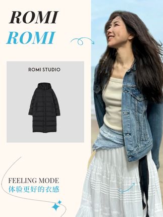 怕冷星人必入!90白鹅绒连帽长款,寒冬裹住全身暖意! #romi上新 #romi小姐姐 #高端品质 #跟电子闺蜜晒红人秋日穿搭 #羽绒服