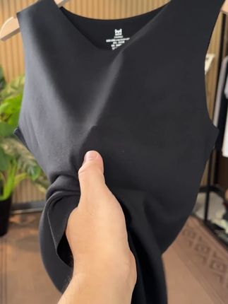 猫人纯棉无痕背心,面料亲肤舒适,一年四季都能穿#无痕背心 #背心 #打底背心 #品质男装