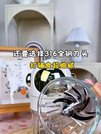 德国OSTMARS多功能家用型插电式高硼玻璃材质婴儿宝宝料理辅食机