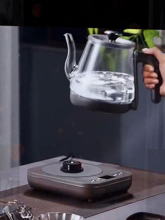友家铺子全自动上水电热烧水壶玻璃茶台专用一体机茶桌茶几保温壶