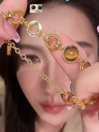 G XIAOXIAO镀K金【流光】法式气质高级感美拉德风手 #珠宝首饰 #珠宝分享 #美饰分享 #精致 #仙女必备