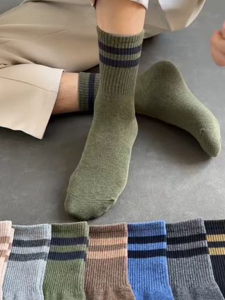 猫人儿童袜子袜女童吸汗防臭秋冬季保暖长筒袜子运动风中筒袜#儿童袜子 #纯棉袜子 #女童秋冬袜 #运动风袜子