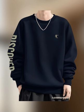 2025秋季新款男士圆领长袖卫衣 #品质男装 #男士卫衣 #长袖卫衣 #男生穿搭 #谁穿谁好看