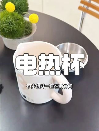 可以烧水煮面、热奶炖粥、花茶果茶的电炖杯,超级实用,颜色贼好看,放家放办公室都可以 #便携电热水壶 #烧水杯 #电炖杯 #电煮锅