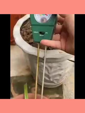 土壤酸碱度PH肥沃力度湿度水分养花神器测量检测仪园艺园林工具#土壤检测仪 #养花工具 #园艺用品 #土壤测量 #酸碱度检测