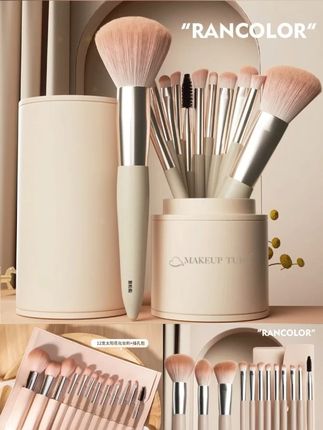 Rancolor新手推荐化妆刷套装初学者软毛学生遮瑕刷子腮红散粉柔软#化妆刷套装推荐#化妆刷