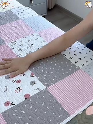 #纯棉绗缝床盖 2