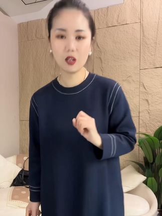 赫本女神裙高贵经典知性优雅-莫代尔高定面料连衣裙