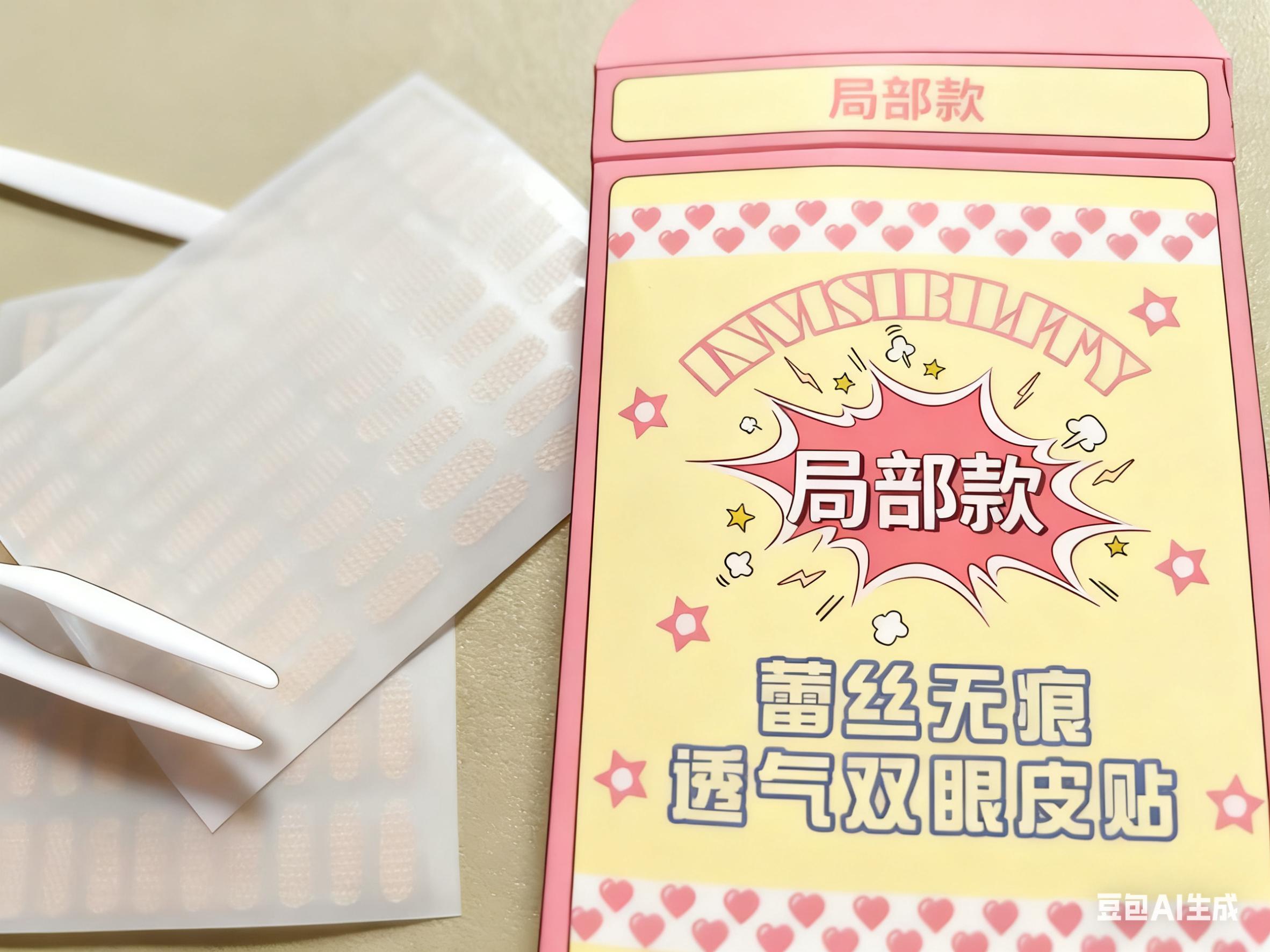 蕾丝款双眼皮贴。此内容由AI生成