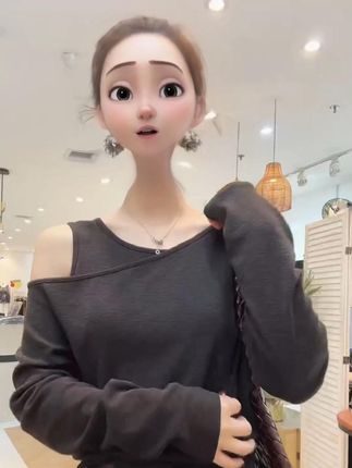 2025春秋新款!女生不规则斜领露肩针织打底T恤 #斜领露肩设计 #时尚百搭上衣 #百搭针织衫 #春秋针织上衣 #春秋针织T恤