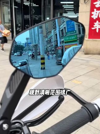 适用宝马R1250GS ADV水鸟改装碳纤维后视镜倒车镜800MT 525X配件 #宝马改装 #碳纤维配件 #后视镜升级