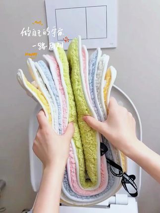 秋冬新款U型马桶热柔软亲肤加厚保暖羊羔绒马桶坐便套
