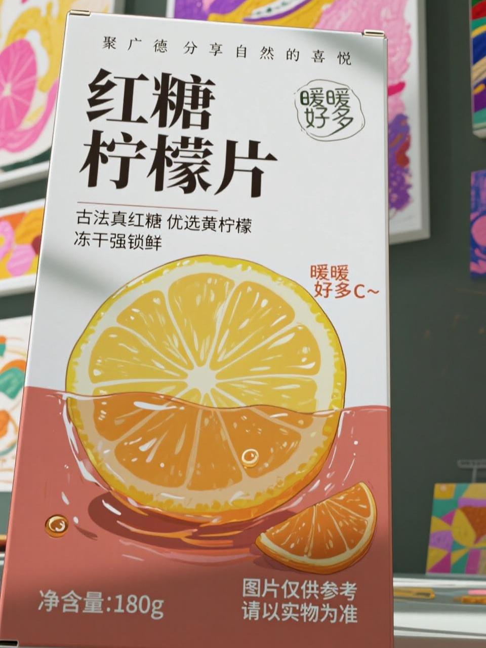 聚广德红糖柠檬片冻干果茶暖胃独立包装姨妈期必备休闲即食冲泡#夏日饮品 #饮品 #网红饮品 #红糖柠檬片 #冻干果茶