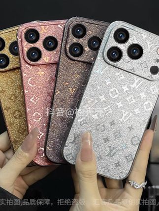 适用【苹果/oppo/华为/vivo/小米】电镀潮牌渐变闪粉轻奢防摔手机壳#手机壳#防摔手机壳 #电镀手机壳 #闪粉手机壳