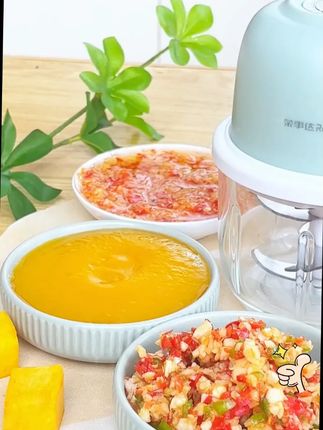 【八叶】荣事达绞肉机家用小型搅碎绞蒜绞馅搅蒜料理机宝宝辅食机 #生活好帮手 #居家必备 #厨房好物 #绞肉机 #绞肉机家用