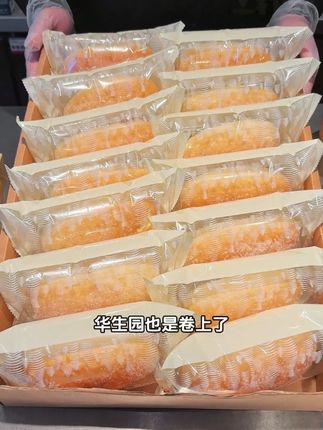 从小吃到大的老品牌 华生园也是卷上了 #新鲜出炉 #奶油椰蓉面包 #动物奶油 #早餐 #华生园
