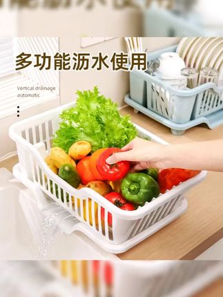 推荐#厨房必备神器 #生活好帮手 #厨房好物 #沥水架 【文丽】碗碟沥水架加厚收纳碗柜多功能家用碗架厨房大号碗筷置物架