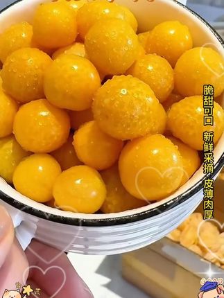 灯笼果上市啦!脆甜可口!快来试试吧!#灯笼果 #薅羊毛的快乐 #应季水果 #妈呀太香了