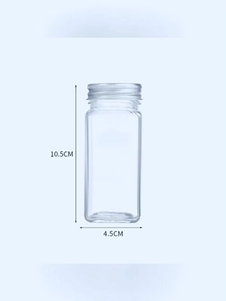 【到手2个】方形玻璃撒料瓶家用厨房孜然烧烤盐罐撒料瓶带孔调味瓶#厨房好物 #撒料瓶 #家用调味瓶 #玻璃撒料瓶 #厨房必备