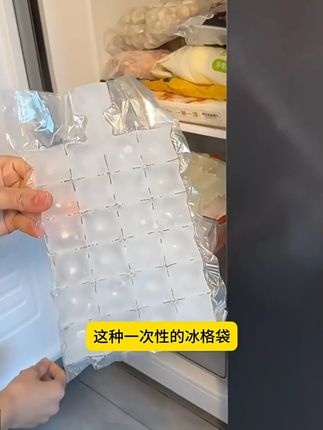 一次性制冰袋自封口冰格袋子家用创意百香果食用制冰盒冻冰块模具