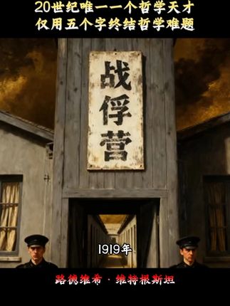 20世纪唯一一个称得上天才的哲学家,仅用五个字终结哲学难题#哲学 #维特根斯坦 #人物
